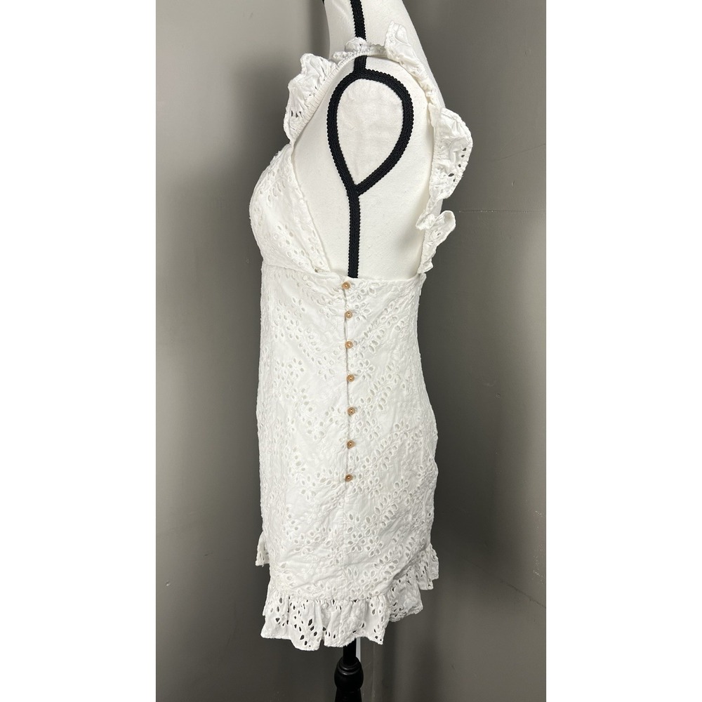 Majorelle Revolve M Sunny Daze Dress in White Lace Floral Cutecore Girly Flirty - Picture 4 of 9